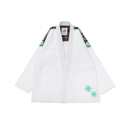 BJJ Gi POW Albino & Preto RS Comp White Gi with Bag