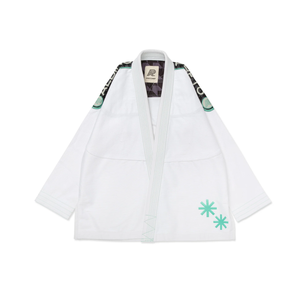 BJJ Gi POW Albino & Preto RS Comp White Gi BJJ Gi POW Albino & Preto RS Comp White Gi with Bag