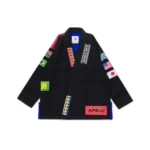MCM BJJ Gi Albino and Preto Black Brazilian Jiu-Jitsu gi with bag premium training uniform