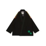 RYGB BJJ Gi Albino and Preto RS Comp Black Brazilian Jiu Jitsu Gi with carrying bag