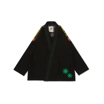 RYGB BJJ Gi Albino and Preto RS Comp Black Brazilian Jiu Jitsu Gi with carrying bag