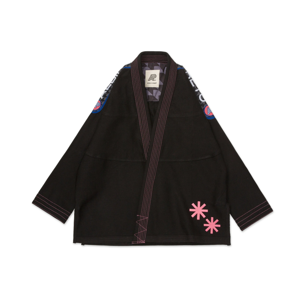 Albino & Preto RS Comp SNW BJJ Gi Set Black with Bag Albino & Preto RS Comp SNW BJJ Gi Set Black with premium carry bag for Brazilian Jiu-Jitsu training and competition