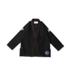 Albino & Preto RS400 KNM BJJ Gi Comp Black with premium carry bag for Brazilian Jiu-Jitsu competition and training
