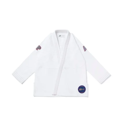 Albino & Preto RS400 Comp BJJ Gi KNM White with premium carry bag for Brazilian Jiu-Jitsu competition and training