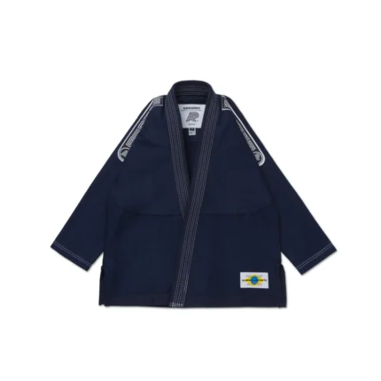 MIL SP BJJ Gi Albino and Preto Brazil DP.1 Navy BJJ Gi with carrying bag
