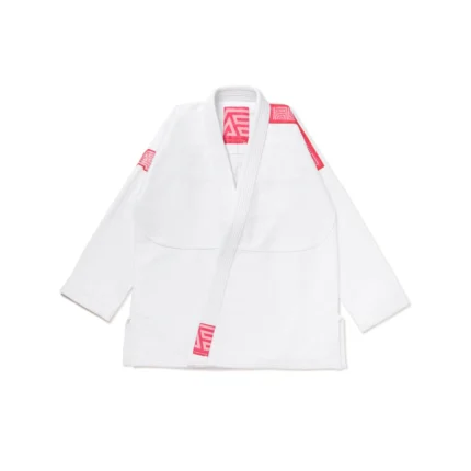 BJJ Gi Nopal Herringbone Classic White by Albino and Preto with premium carrying bag