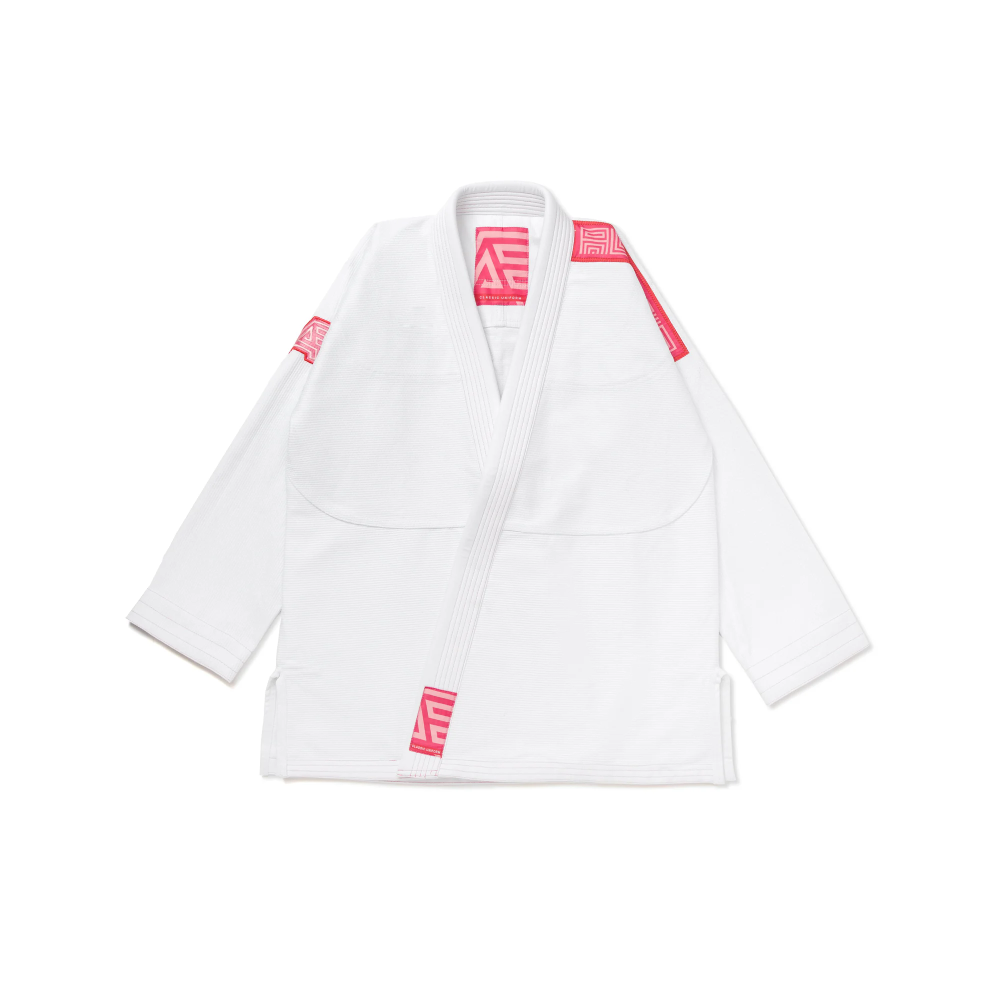 BJJ Gi Nopal Herringbone Classic White with Premium Bag BJJ Gi Nopal Herringbone Classic White by Albino and Preto with premium carrying bag