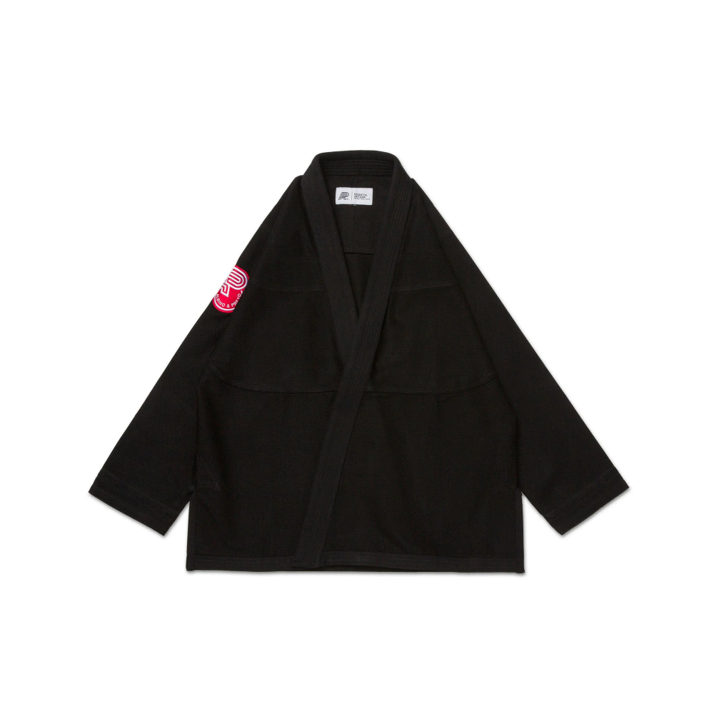 Albino and Preto RW Essential Kimono BJJ Gi Black with Bag Albino and Preto RW Essential Kimono BJJ Gi Black with Training Bag for Brazilian Jiu Jitsu