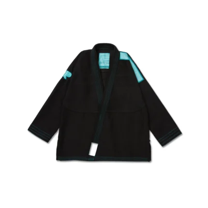 Mist BJJ Gi Albino and Preto Ocean Herringbone Classic Black with Bag premium Brazilian Jiu-Jitsu uniform