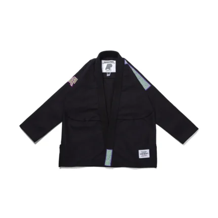 Series 11 BJJ Gi by Albino & Preto in Black Brazil edition featuring premium construction and a matching carrying bag.