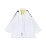 BJJ PGL Gi Comp White Albino and Preto Brazilian Jiu-Jitsu competition gi with bag premium grappling uniform