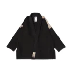 POC Bjj Gi Albino and Preto Herringbone Classic Black with bag for Brazilian Jiu-Jitsu training and competition