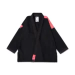 BRP BJJ Gi Herringbone Classic Black Albino and Preto premium Brazilian Jiu-Jitsu gi front view