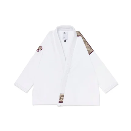 Albino and Preto POC BJJ Gi White Herringbone Classic Gi with Bag