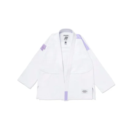 BJJ Gi Series 15 Albino and Preto Brazil White premium Brazilian Jiu-Jitsu gi with bag