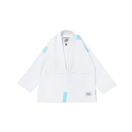 Series 16 Brazil BJJ Gi Albino and Preto White premium Brazilian Jiu-Jitsu gi with carrying bag
