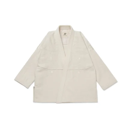 Albino and Preto BJJ Gi Proteksyon unbleached premium Brazilian Jiu-Jitsu gi with bag durable training uniform