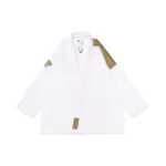 BJJ SFOS Gi Albino & Preto Herringbone Classic White Edition with Bag