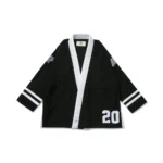 Team 23 BJJ Gi Albino and Preto Black Brazilian Jiu-Jitsu gi premium herringbone training kimono with bag