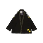 RS Bjj Gi Albino and Preto Comp Black Belt Black Brazilian Jiu Jitsu Gi with Bag