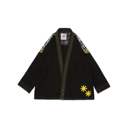 RS Bjj Gi Albino and Preto Comp Black Belt Black Brazilian Jiu Jitsu Gi with Bag
