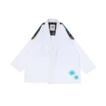 RS Comp BJJ GI Albino and Preto BBBP White Brazilian Jiu Jitsu Gi with Bag