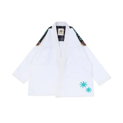 RS Comp BJJ GI Albino and Preto BBBP White Brazilian Jiu Jitsu Gi with Bag
