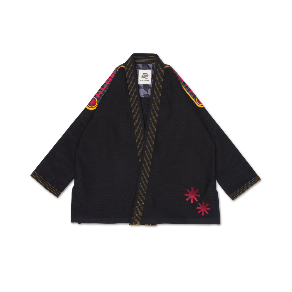 Albino and Preto BRO Bjj Gi RS Comp Black Gi with Bag BRO Bjj Gi Albino and Preto RS Comp Black Brazilian Jiu Jitsu Gi with Bag