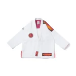 BJJ In4mation Gi 2 White Albino and Preto Brazilian Jiu-Jitsu Gi with bag premium durable training uniform