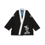 Albino and Preto x WAR BJJ Gi Black with carrying bag premium Brazilian Jiu-Jitsu kimono for training and competition