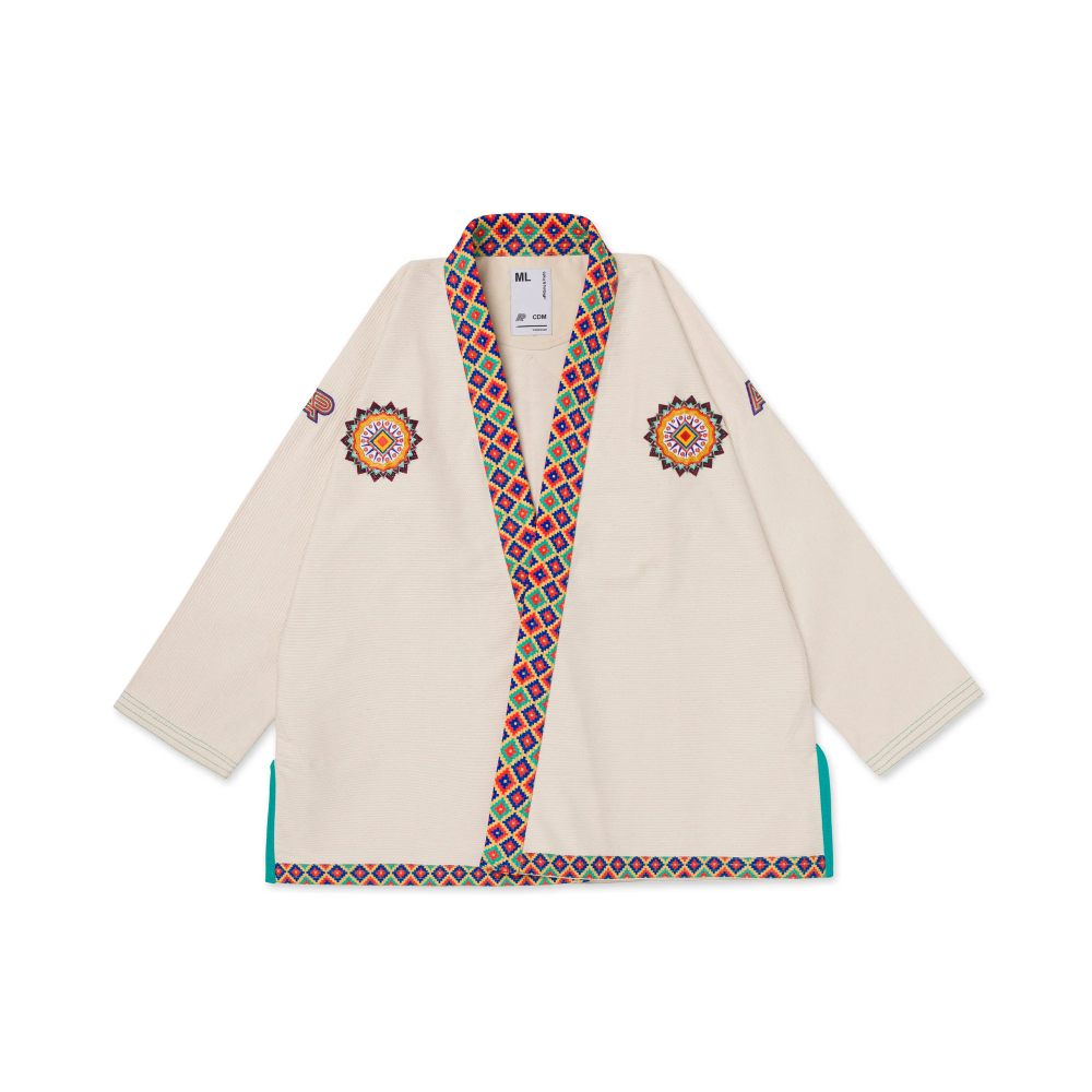 BJJ Gi CDM unbleached Brazilian Jiu Jitsu gi with bag by Albino and Preto BJJ Gi CDM Unbleached with Bag by Albino & Preto