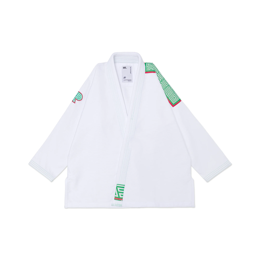 CDM BJJ Gi Herringbone Classic White Training Gi CDM BJJ Gi Herringbone Classic White BJJ gi with bag