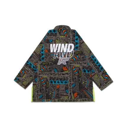Wind and Sea BJJ Gi Albino and Preto Beach Camo premium Brazilian Jiu-Jitsu kimono training and competition gear