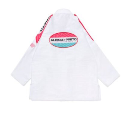 TOP Comp BJJ Gi Albino and Preto White with Bag premium Brazilian Jiu-Jitsu kimono for competition and training