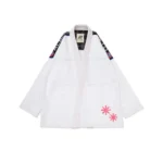 Albino & Preto RS Comp BJJ SNW Gi White with premium carry bag for Brazilian Jiu-Jitsu training and competition