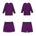 Albino and Preto PPP MMA BJJ set with long sleeve rash guard and herringbone shorts for MMA and Brazilian Jiu-Jitsu training