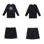 RS MMA BJJ Albino and Preto RS Comp BBBP Rash Guard Long Sleeve and Shorts Set