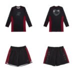 Love MMA BJJ set Albino and Preto Tough Love long sleeve rash guard and shorts premium no-gi MMA and BJJ training gear