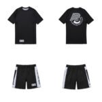 Albino and Preto x MMA BJJ Set DCDT Set Rash Guard SS and Shorts adult No-Gi MMA training gear