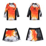 HUF MMA BJJ Set Albino and Preto long sleeve rash guard and shorts premium Brazilian Jiu-Jitsu MMA training gear compression outfit