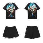BJJ MMA Set Tupac Albino and Preto x Tupac Rash Guard LS and Shorts limited edition no-gi grappling training gear