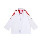 Brazilian WHITE BJJ Gi - Albino & Preto A&P RGB Comp Gi with Bag