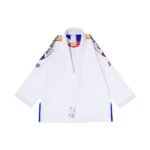 IBJJF Approved Kids Gi - Albino & Preto A&P PINAS Comp Gi White