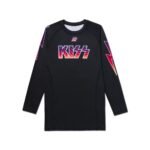 Albino Preto rashguard A&P x KISS LS BJJ MMA rashguard front view