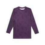 Rashguard no gi Albino Preto x Needles paisley long sleeve compression top for BJJ and MMA grappling