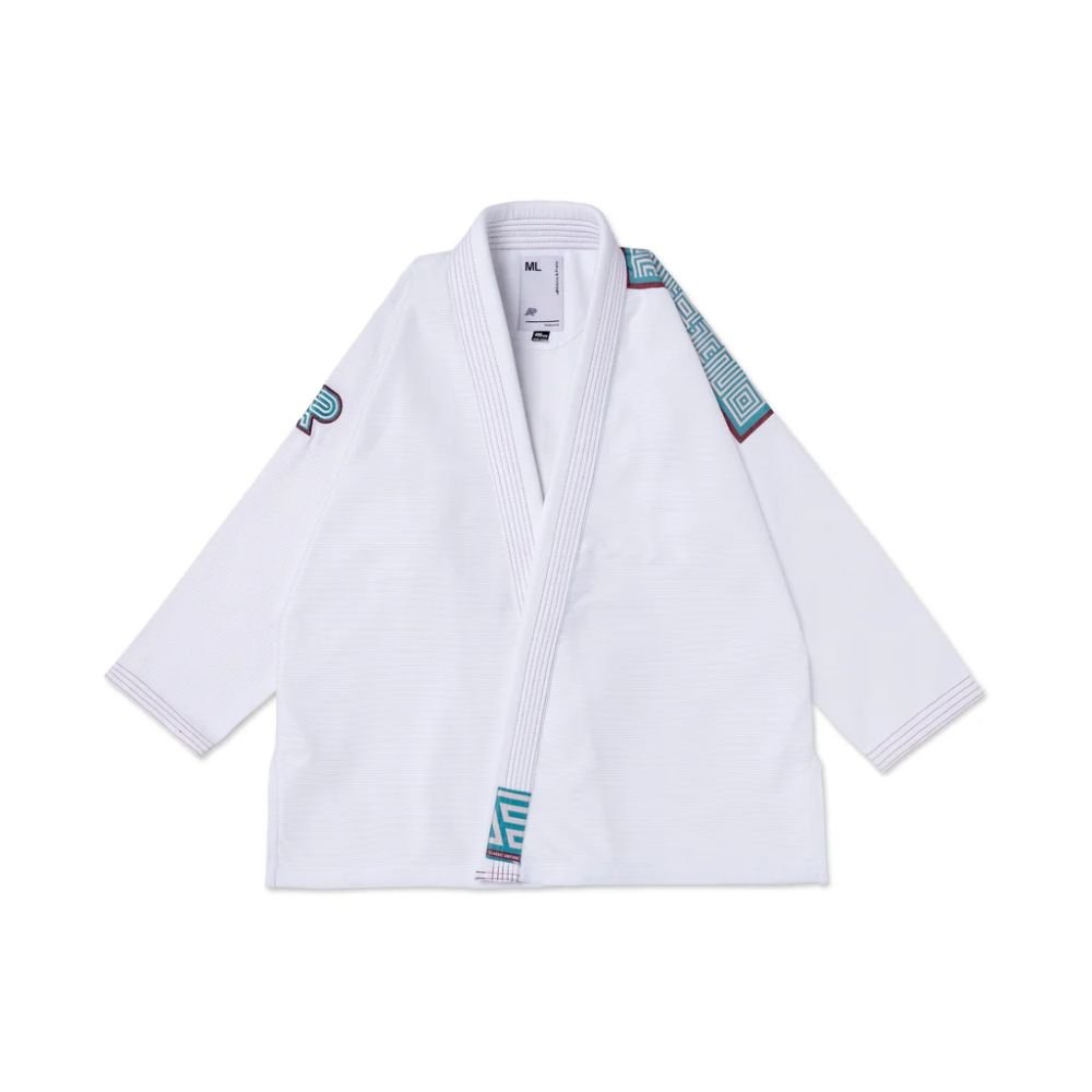 IBJJF BJJ Albino Preto - A&P PMB HB Classic Gi White IBJJF BJJ Albino Preto - A&P PMB HB Classic Gi White