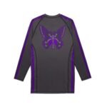 Rash guard no gi compression top for BJJ and MMA grappling training