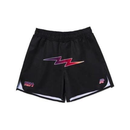 Albino Preto shorts A&P x KISS BJJ no-gi grappling MMA shorts front view