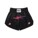 Albino Preto MMA shorts A&P x KISS Muay Thai no-gi BJJ shorts front view