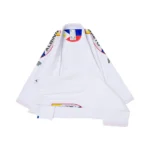 Albino & Preto A&P PINAS COMP BJJ GI WHITE Ibjjf Approved kids - Image 7